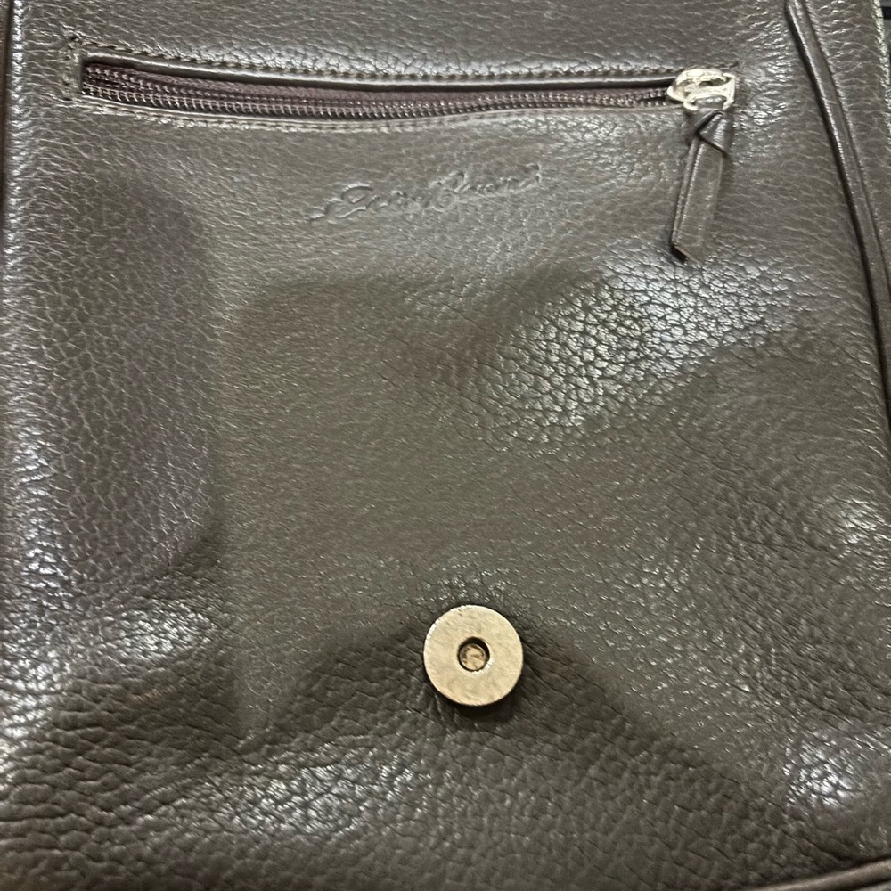 Black Leather Crossbody Bag